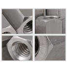 Hq M5 To M24 Full Thread Hex Coupling Nuts Sleeve Thread Rod Stud A2 Stainless