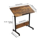Height Adjustable Sit Stand Office Desk Home Work Standing Desk Computer Table