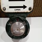 Vintage Retired Crosswalk Pedestrian Push Button Porcelain Sign  Econolite Corp