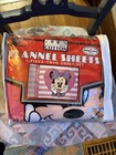 Disney Minnie Mouse Vintage Flannel Sheets Three-piece Twin Set