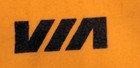 Orig vintage 1970 Via Rail Canada Ayers Wool Railroad rr Yellow 60 x80  Blanket