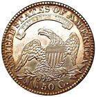1827 Capped Bust Half Dollar 50c Better Grade Xf   Details