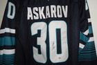 Yaroslav Askarov Signed Autographed Nhl San Jose Sharks  30 Jersey Psa Coa
