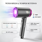 Hair Dryer Professional Ionic Blow Hair Dryer With Negative Ion Temp Setting For