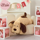 40 Inch Giant Dog Stuffed Animals  Fluffy Large Stuffed Dog Plush  Big Puppy Thr