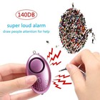 Personal Alarm For Women  5pcs Black  Blue  Purple  Rose Gold  Light Green