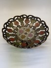 Brass Multicolored Pot Flower Design Decorative Bowl Or Small Centerpiece 5   