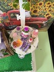 Dollhouse Miniature Garden Bench   Dessert Table  And Flower Arbor 1 12 Scale