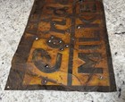 Vtg 40s Conde Milker Metal Embossed Dairy Farm Advertising Sign New York