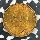 1943 Great Britain 3 Pence Threepence Lot f8565 High Grade  Beautiful 