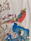 Antique Japanese Watercolor Painting On Silk  Signed  sealed  19th C 