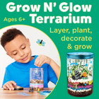 Grow  n Glow Terrarium Kit - Educational Science Kits  Kids Gifts For Boys And G