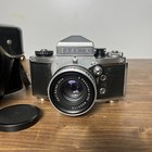 Exakta Vintage Vx 1000 35mm Film Slr Camera Body  Carl Zeiss Jena Lens W  Case