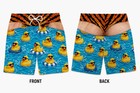 Funny Men Swim Shorts Peekaboo Butt Print Duck Pool Alternate Yellow Gift S-5xl