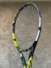 Babolat Pure Aero 2023 Tennis Racquet - Grey yellow white