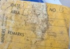 Au Antique Assy Sample Bag Of Gold Ore  Mining-high Grade-california Mine  1981 