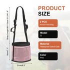 Horse Feed Bag   pink  S 2 Pcs   Intended For Horse Feeding Grain
