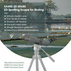 Svbony Sa405 20-60x85 Ed Spotting Scope 45   Angled Best For Birding In Wetland 