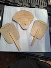 Lot Of 3 Fans Vintage 1920s Church Jesus Advertising Concord   High Point Nc