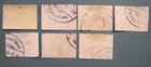 Thailand 1925 1929 Airmail Scott 1 2-9 1929 Overprints Used  rare  Cv  1400 Ox