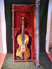 Old Vintage Antique 4 4 Violin W  Inlay Back