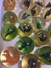 25 Amber Yellow Green Bouncy Ball Assorted Dinosaur Toy Clear Rubber China 1 75 