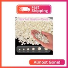 Euddty 14mm Ivory Flatback Pearls For Crafting Nail Art Half Round Pearls Bulk F