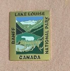 Lake Louise National Park Banff Canada Scenic Travel Souvenir Lapel Pin