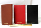 Bergdorf Goodman Address Book Pocket Size 3x5  Leather Cover List 40 Black