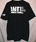 -original- 2016 -rihanna- Anti Tour Crew L Hip-hop Music Concert T-shirt