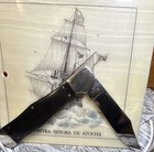Case Xx Nuestra Senora De Atocha Bhc1050ss Horn Ss Knife 1oz Silver Coin  Coa