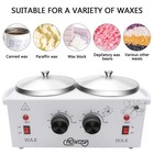 Double Wax Warmer Professional Electric Wax Heater Machine For Hair Removal     