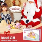 Wooden Tea Party Set For Toddler Little Girls 3-5 With Teapot Tea Cup Set Woo   