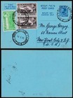 Ethiopia Cover 1952 Uprated Stationary Addis Ababa-new York City Usa Z1513