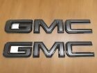 New Front   Rear Emblem Black Kit For 2019 - 2024 Gmc Sierra 1500 2500hd 3500hd