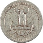 1949 Washington Quarter Circulated Silver 25c Coin Collectible