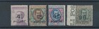 1922 Levante  Constantinople  No  62-65-66-67  The Four High Values  Mnh    Chil