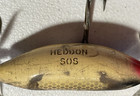 Vintage Heddon Sos Wooden Lure