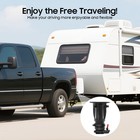 5th Gooseneck Adapter Adjustable Wheel Adapter For Camper rv trailer Kingpin Box