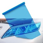 12 X 48 Inches Headlight Tint Film  Tint Vinyl Wrap Protector Film Fog Blue