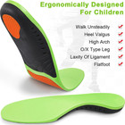 2 Pairs Orthotic Shoe Insoles Inserts Flat Feet High Arch Support For Fasciitis