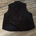 Dickies Canvas Sherpa Lined Work Vest 2xl Black Utility Chore Logo Adult