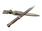 German K98 Ww2 Bayonet   Scabbard Made By Holler Fze Ww2 W Frog