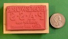 Homework Pass  Wood Mounted Teacher s Rubber Stamp