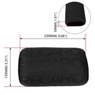 2x Recaro Black Fabric Headrest Pillow For Head Rest Cushion Bucket Racing Seat