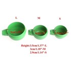 Mini Bird Parrot Food Water Bowl Feeder Plastic Pigeons Bird Cage Sand Cup S-l   