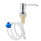 360   Sink Soap Dispenser  Stainless Steel  Kitchen Hands Liquid Pump Bottle Tube