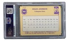 Magic Johnson Signed La Lakers 1986 Star  2 Trading Card Psa dna Gem Mt 10
