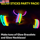 Glow Sticks Party Supplies 100pk - 8 Inch Glow In The Dark Light Up Sticks Party