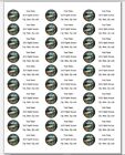 150 Rainbow Trout Stained Glass  Mailing Return Address Labels Personalized